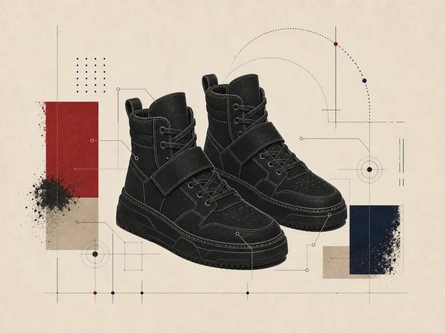 footwear category illustration