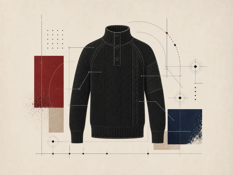 knitwear category illustration